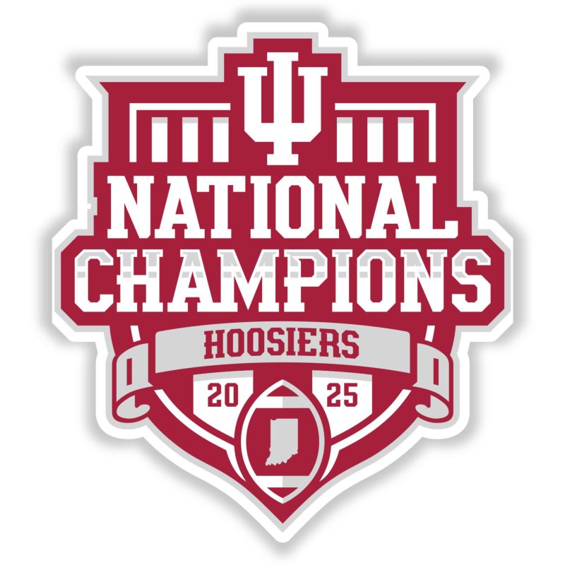 Indiana Hoosiers Full Color Vinyl Decal - Custom Size