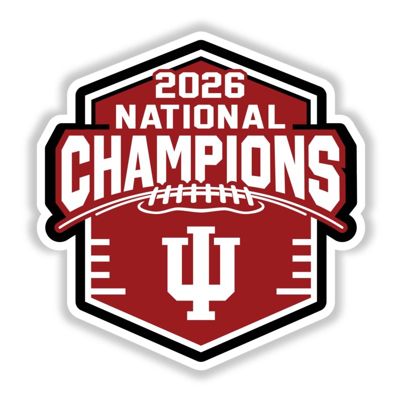 Indiana Hoosiers Full Color Vinyl Decal - Custom Size