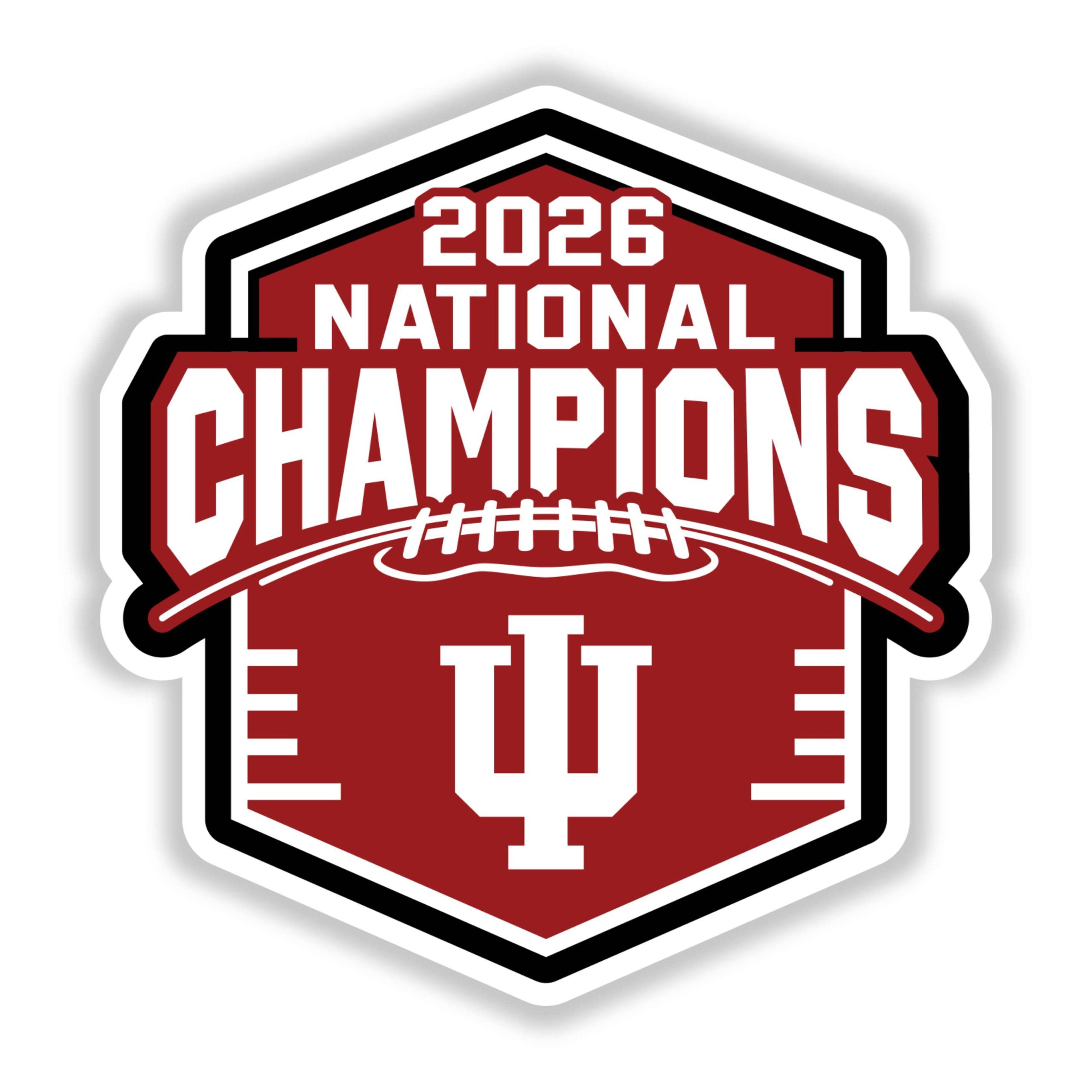 Indiana Hoosiers Full Color Vinyl Decal - Custom Size