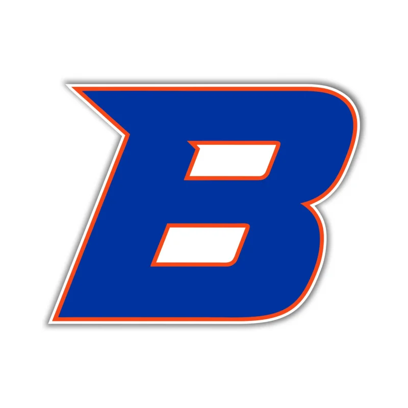 Boise State Broncos Vinyl Decal - Custom Size