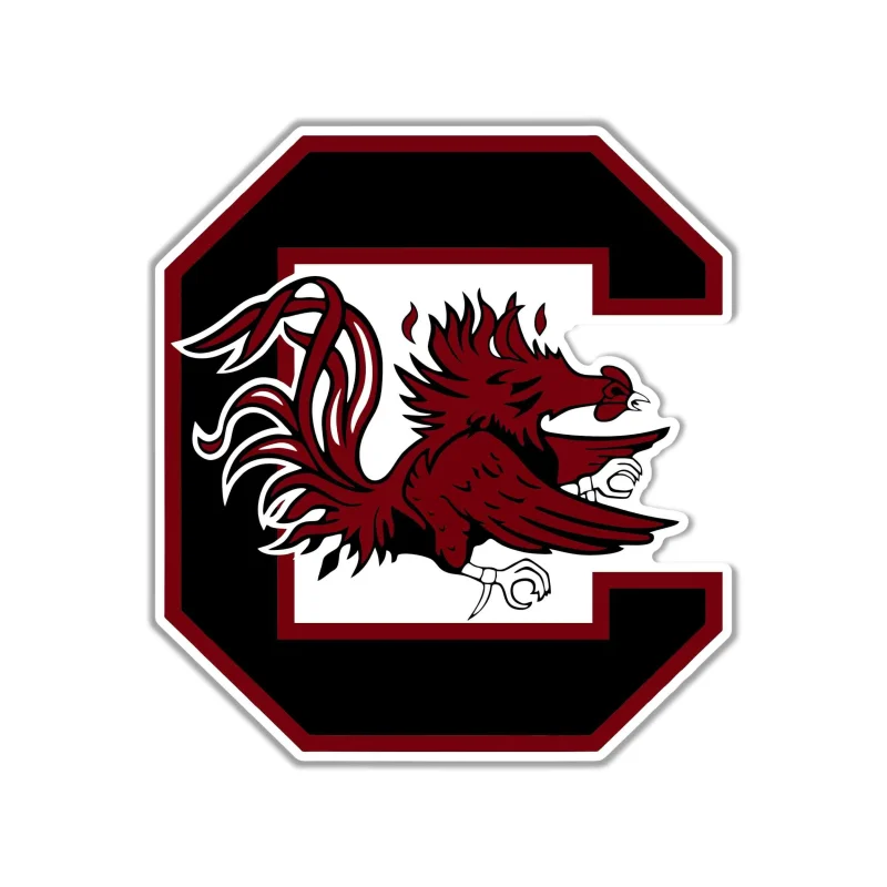 South Carolina Gamecocks Full Color Vinyl Decal - Custom Size