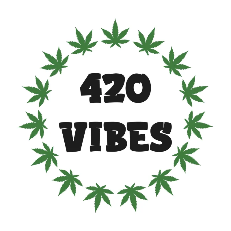 420 VIBES - Iron On DTF Transfer - Custom Size