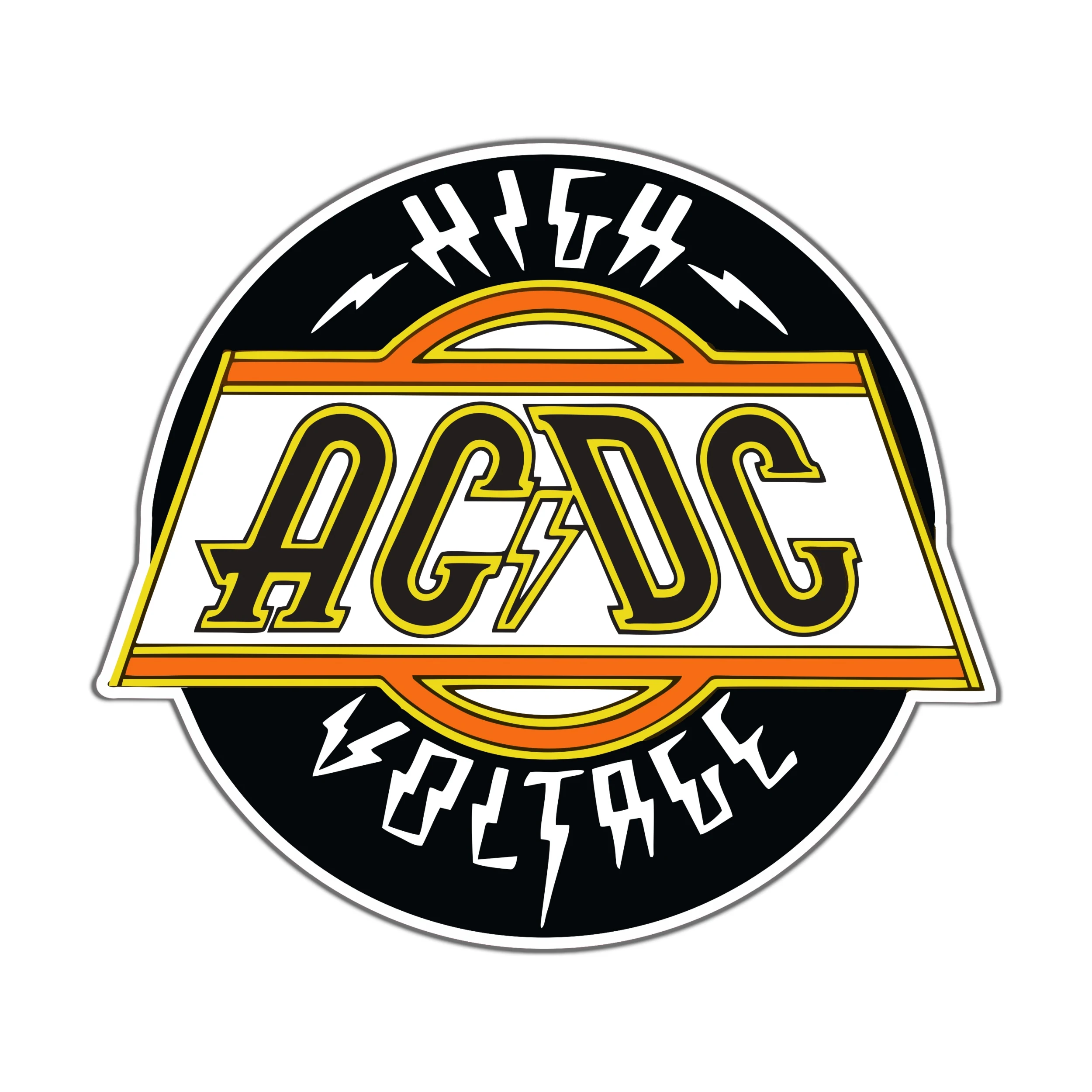 ACDC Full Color Vinyl Decal - Custom Size