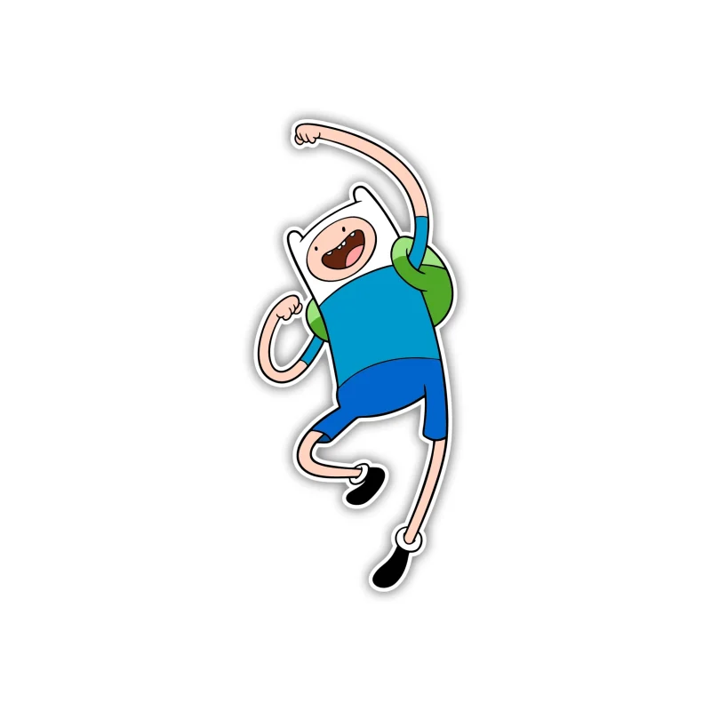 Adventure Time Snail Full Color Vinyl Decal - Custom Size