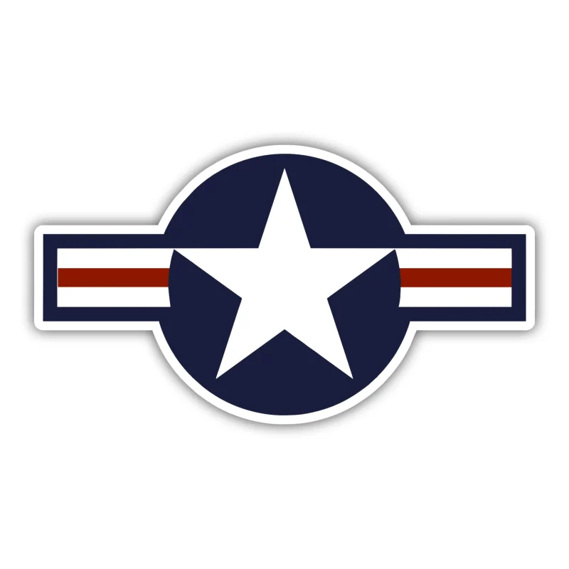Air Force - Roundel - Iron On DTF Transfer - Custom Size