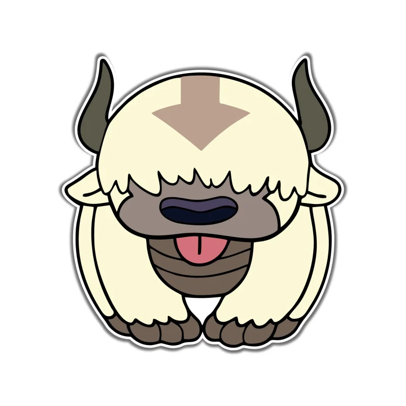 Appa Full Color Vinyl Decal - Custom Size