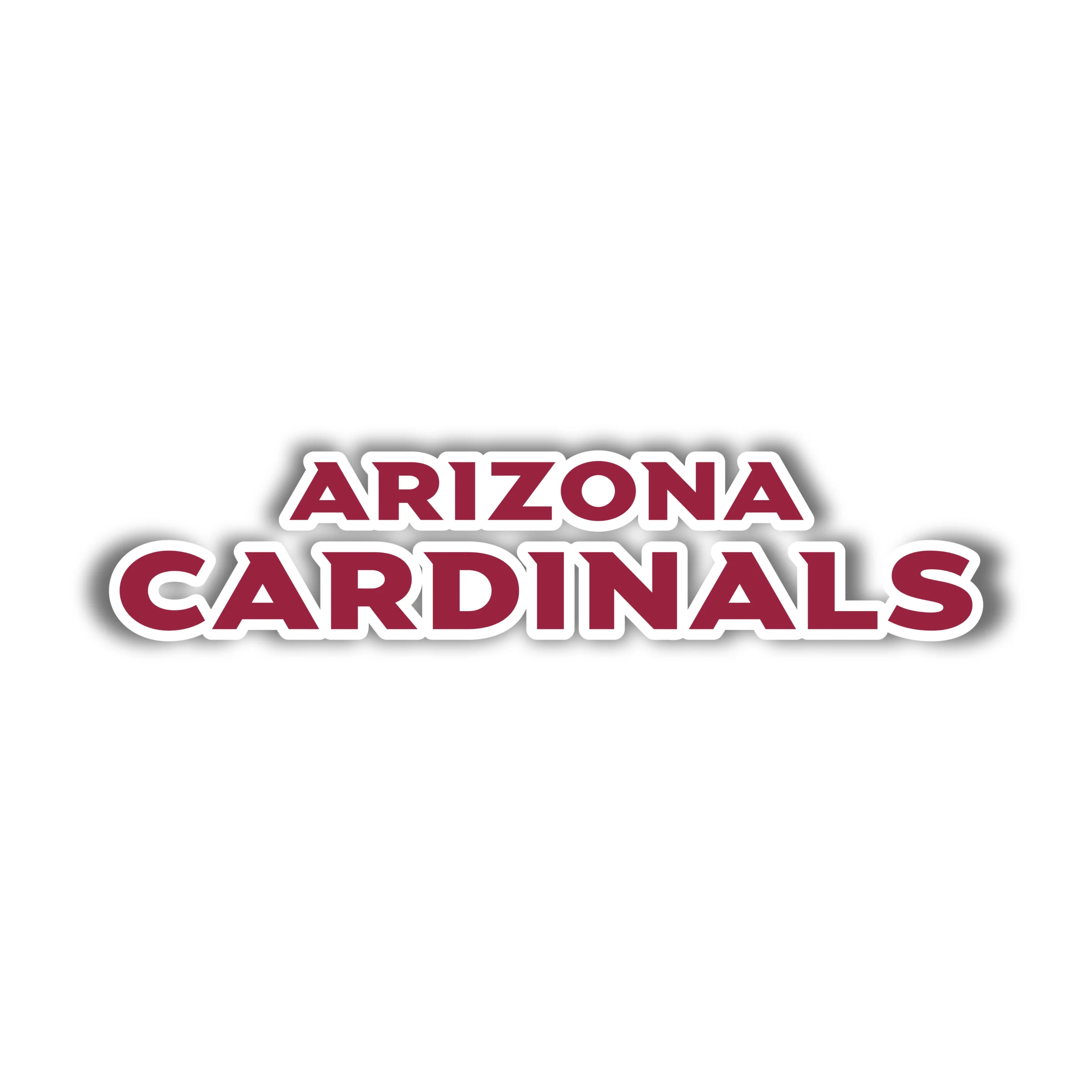 Arizona Cardinals - Red Name - Temporary Tattoo