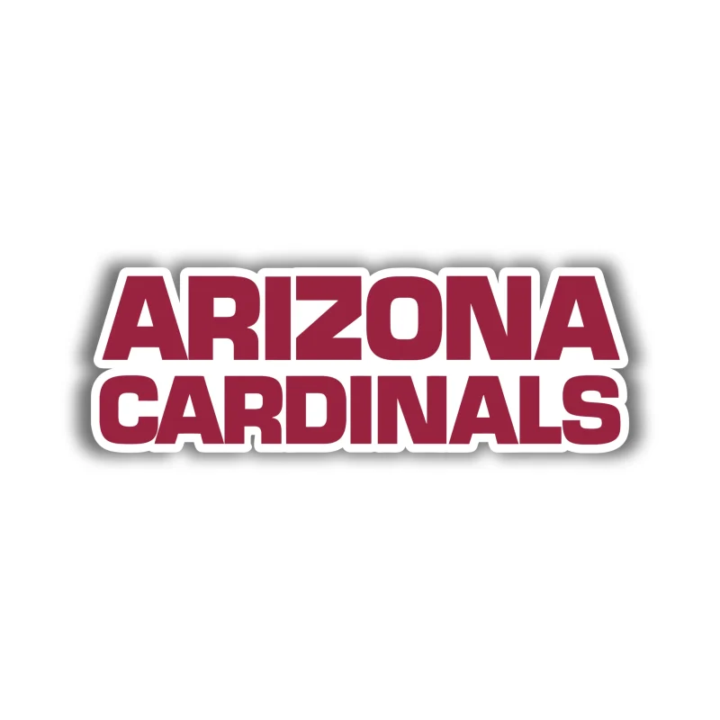 Arizona Cardinals - Wording - Iron On DTF Transfer - Custom Size