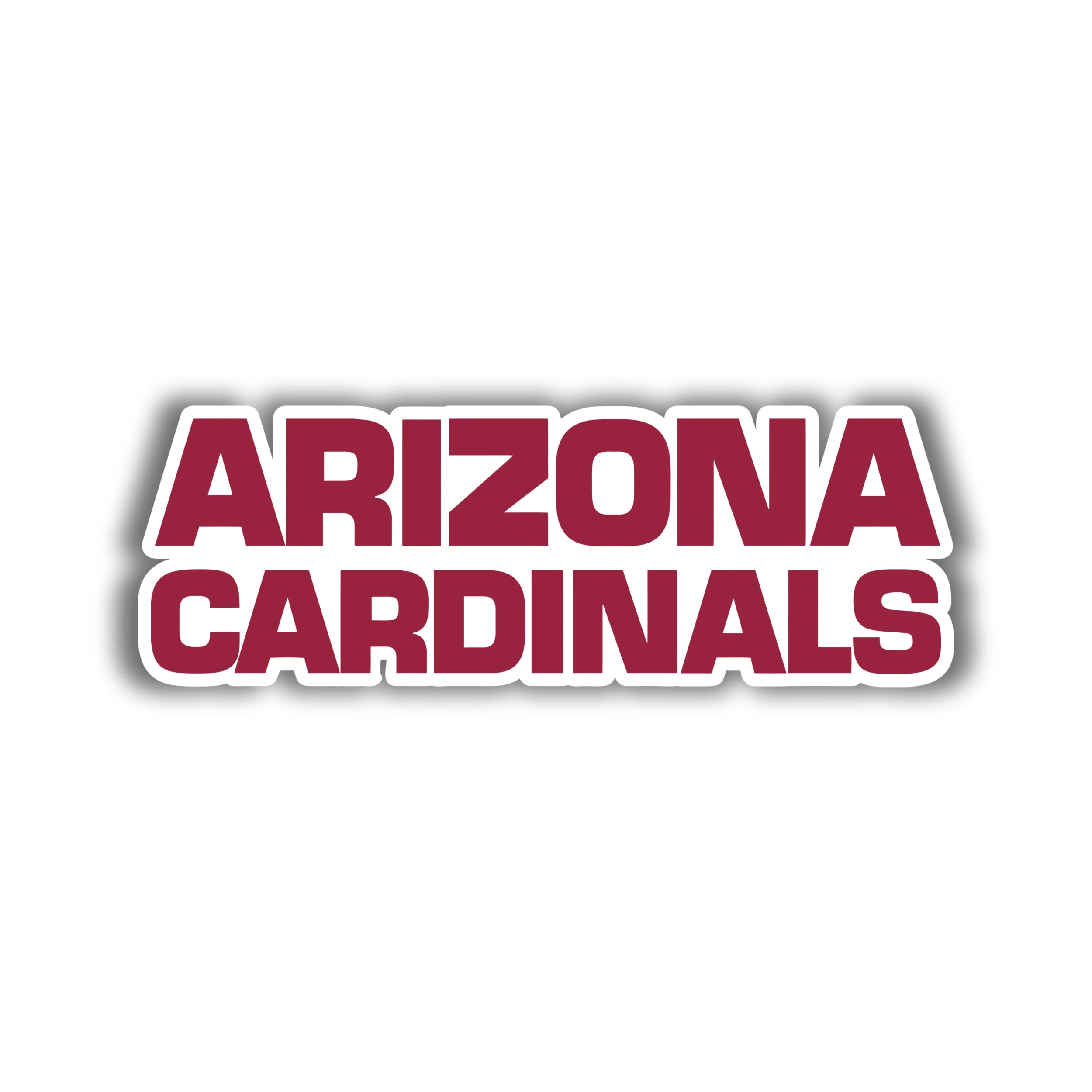 Arizona Cardinals - Wording - Iron On DTF Transfer - Custom Size