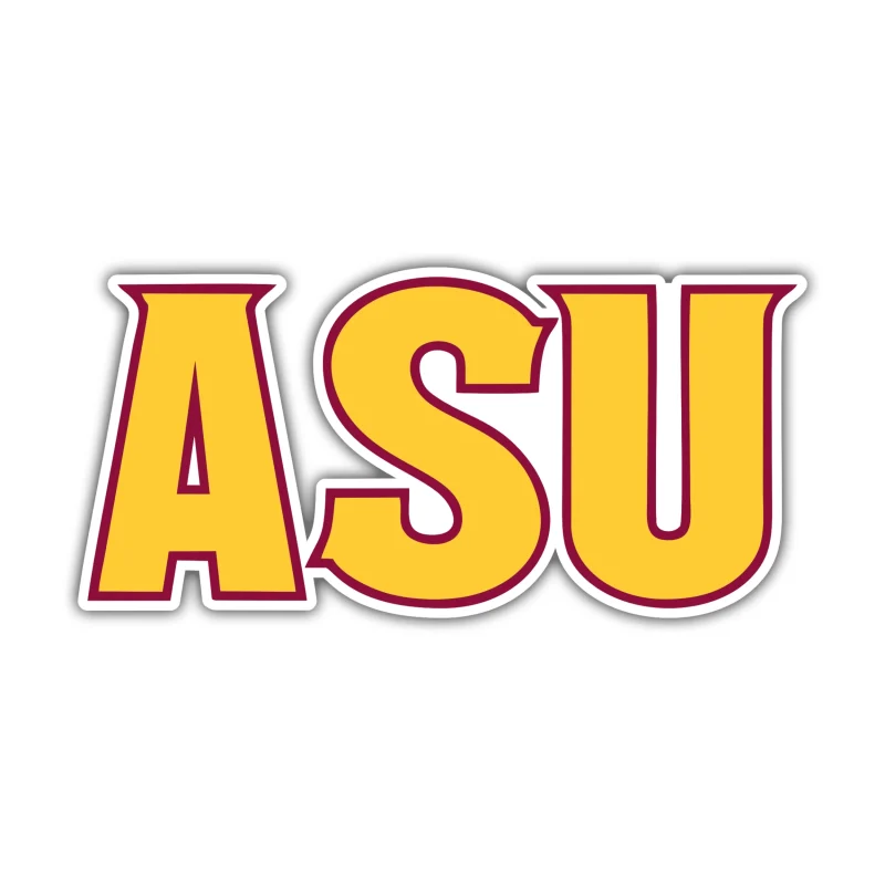 Arizona State Sun Devils Full Color Vinyl Decal - Custom Size