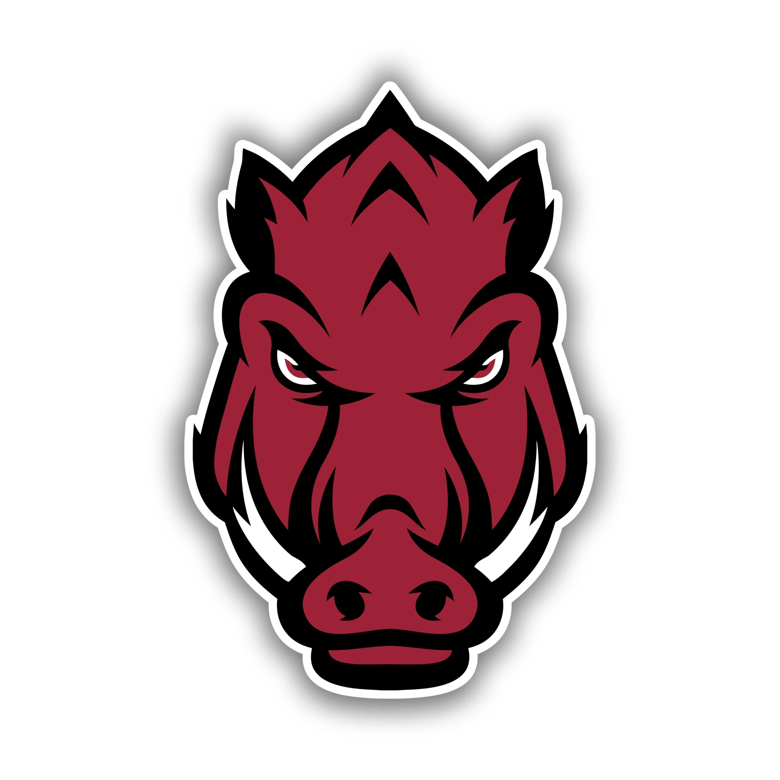 Arkansas Razorbacks - Hog Head - Temporary Tattoo