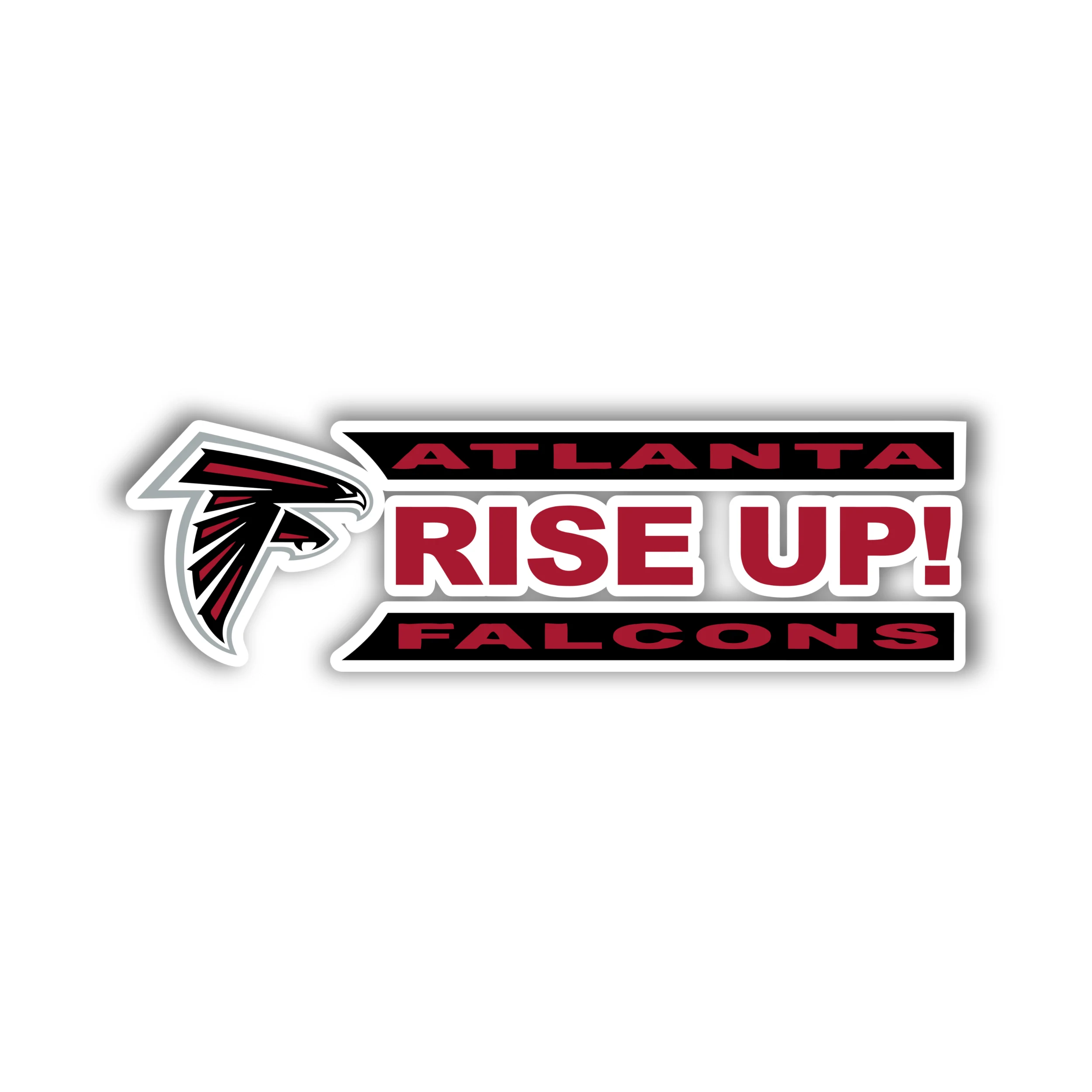 Atlanta Falcons - Rise Up - Iron On DTF Transfer - Custom Size