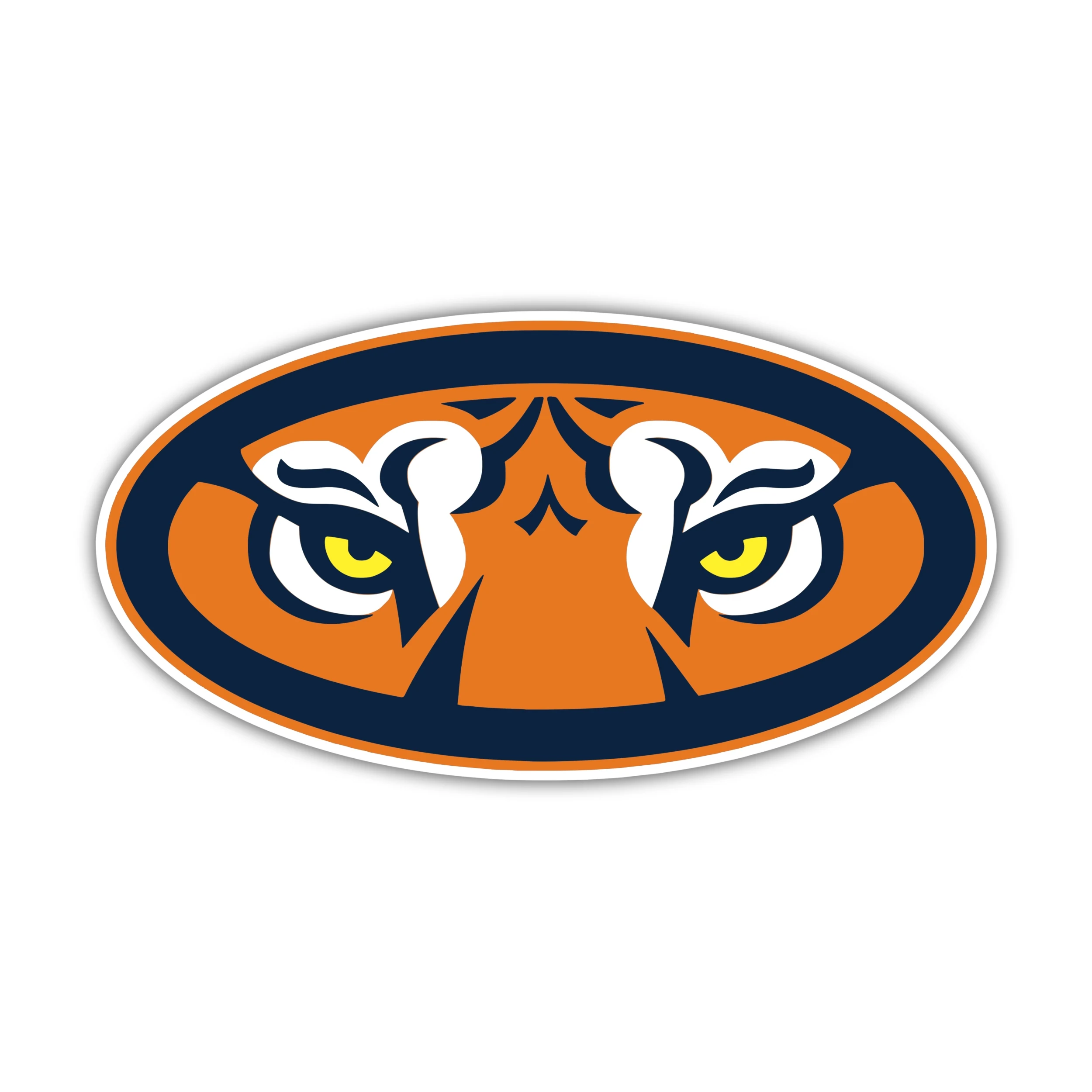 Auburn Tigers - Tigers Eyes - Iron On DTF Transfer - Custom Size