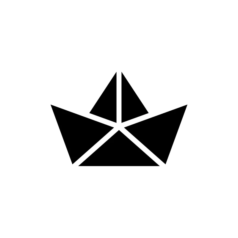 Baby - Paper Boat - Vinyl Decal - Custom Size
