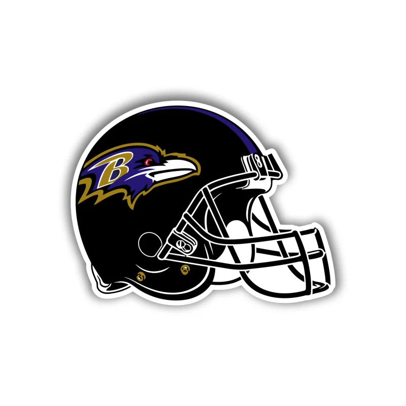 Baltimore Ravens - Helmet - Iron On DTF Transfer - Custom Size