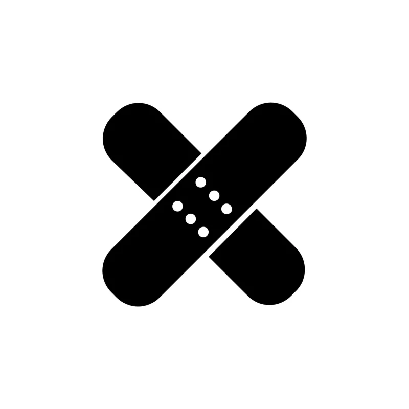 Bandage - Vinyl Decal - Custom Size