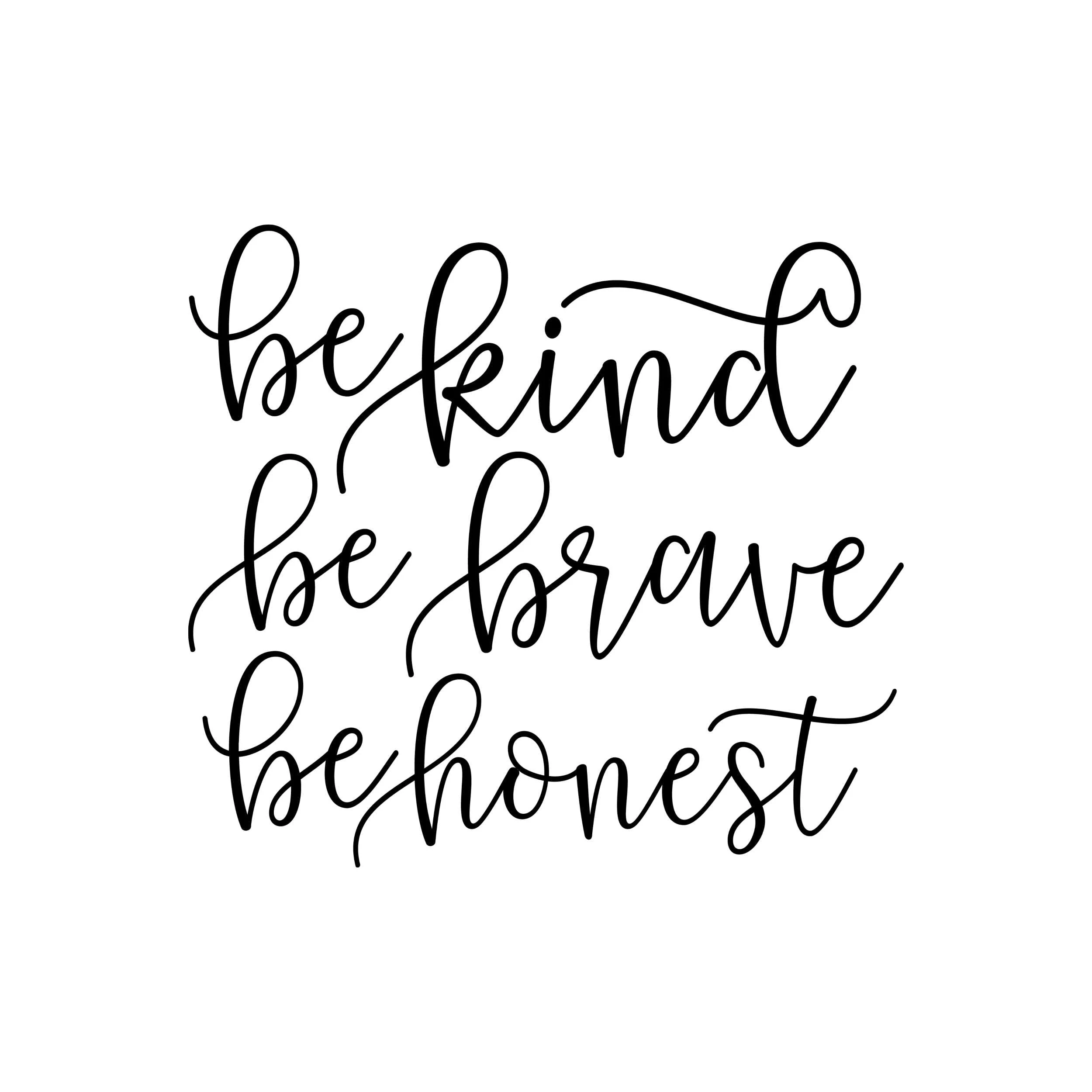 Be Kind Vinyl Decal - Custom Size