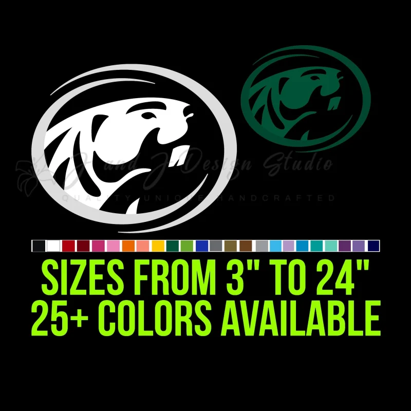 Bemidji State Vinyl Decal - Custom Size