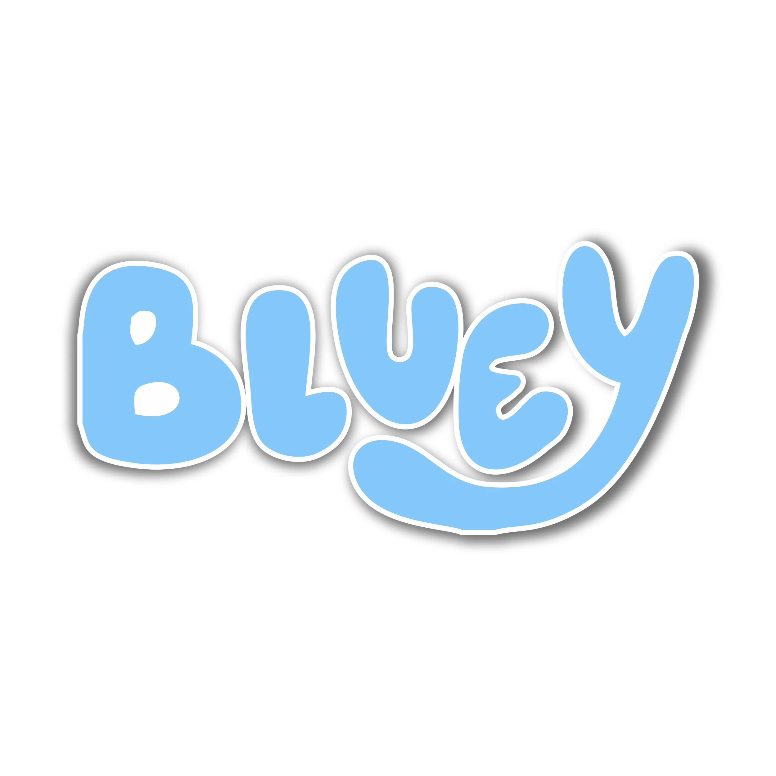Bluey - Full Color Vinyl Sticker - Custom Size