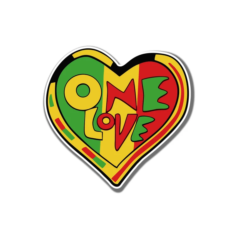 Bob Marley Full Color Vinyl Decal - Custom Size