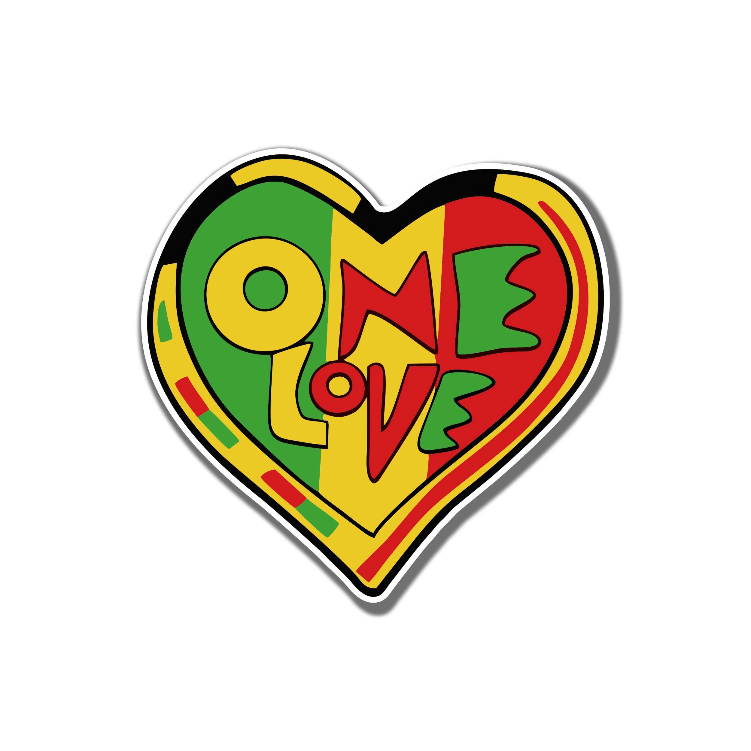 Bob Marley Full Color Vinyl Decal - Custom Size