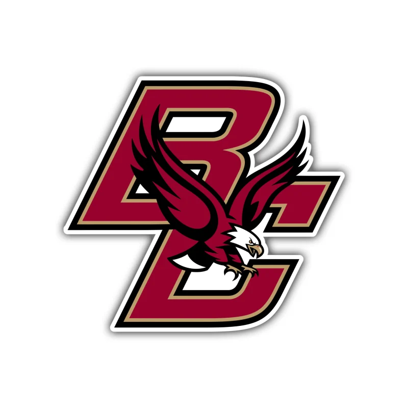 Boston College Eagles - BC With Eagle - Temporary Tattoo