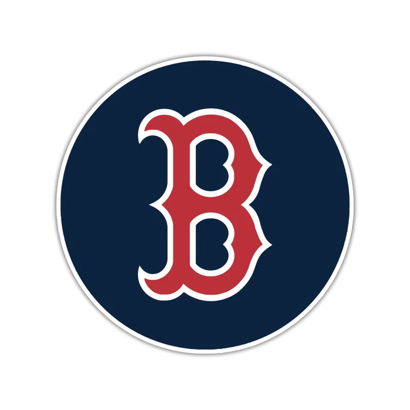 Boston Red Sox - Blue Circle With Red B - Temporary Tattoo