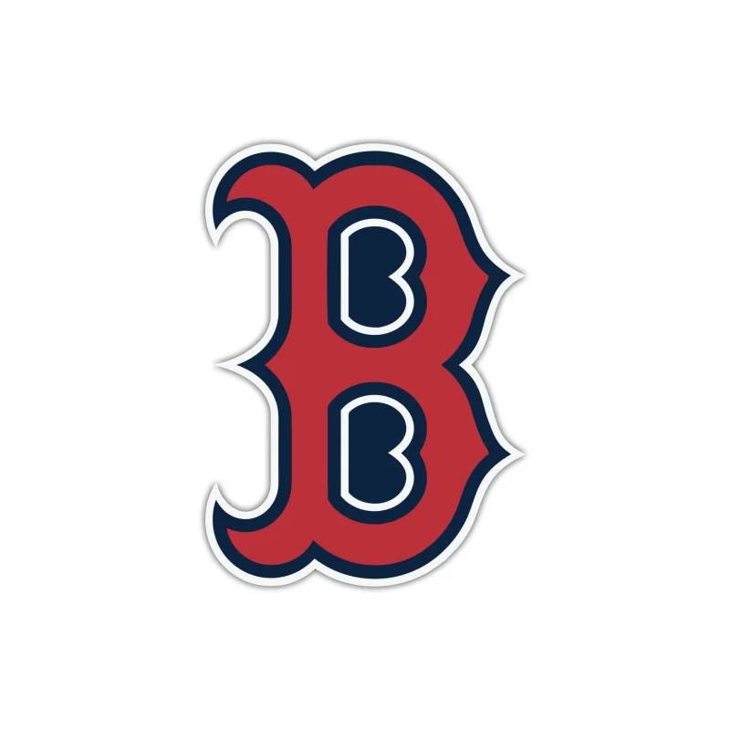 Boston Red Sox - Red And Blue B - Temporary Tattoo