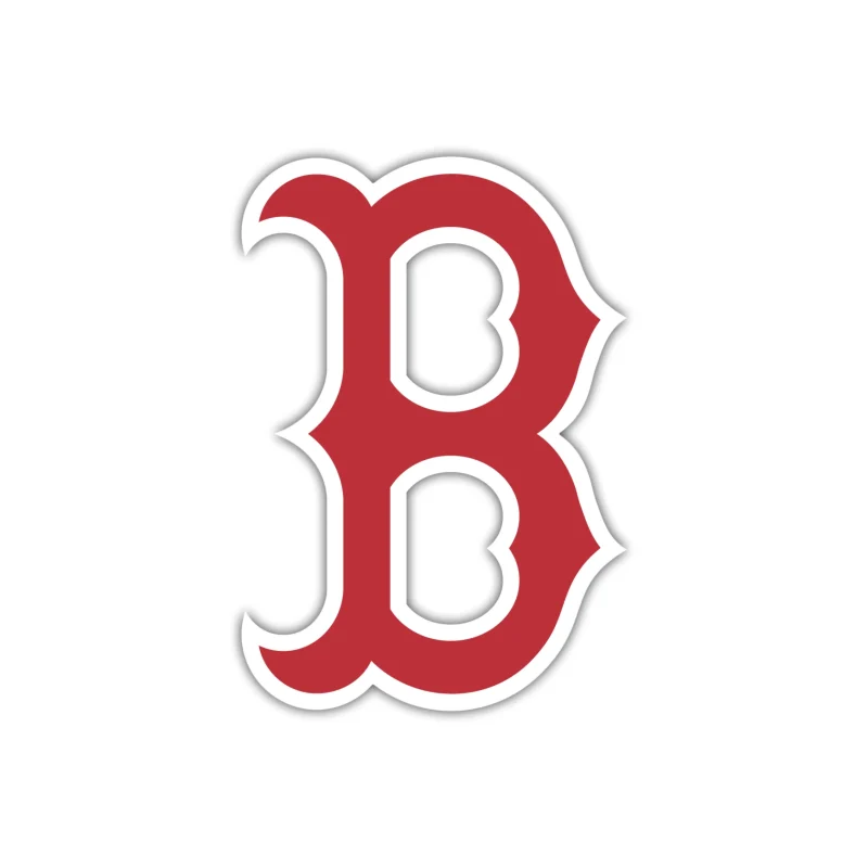 Boston Red Sox - Red B - Full Color Vinyl Sticker - Custom Size