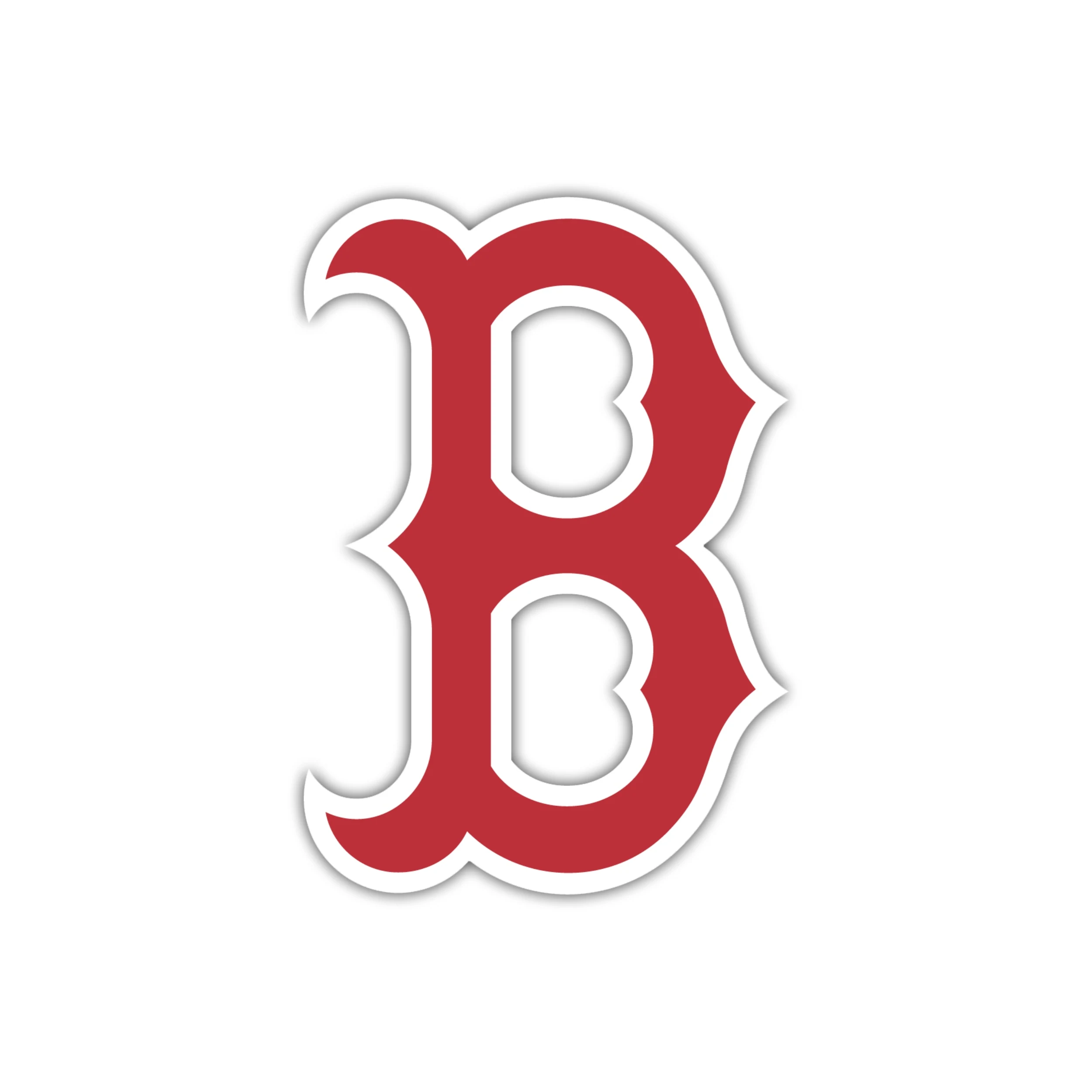 Boston Red Sox - Red B - Full Color Vinyl Sticker - Custom Size