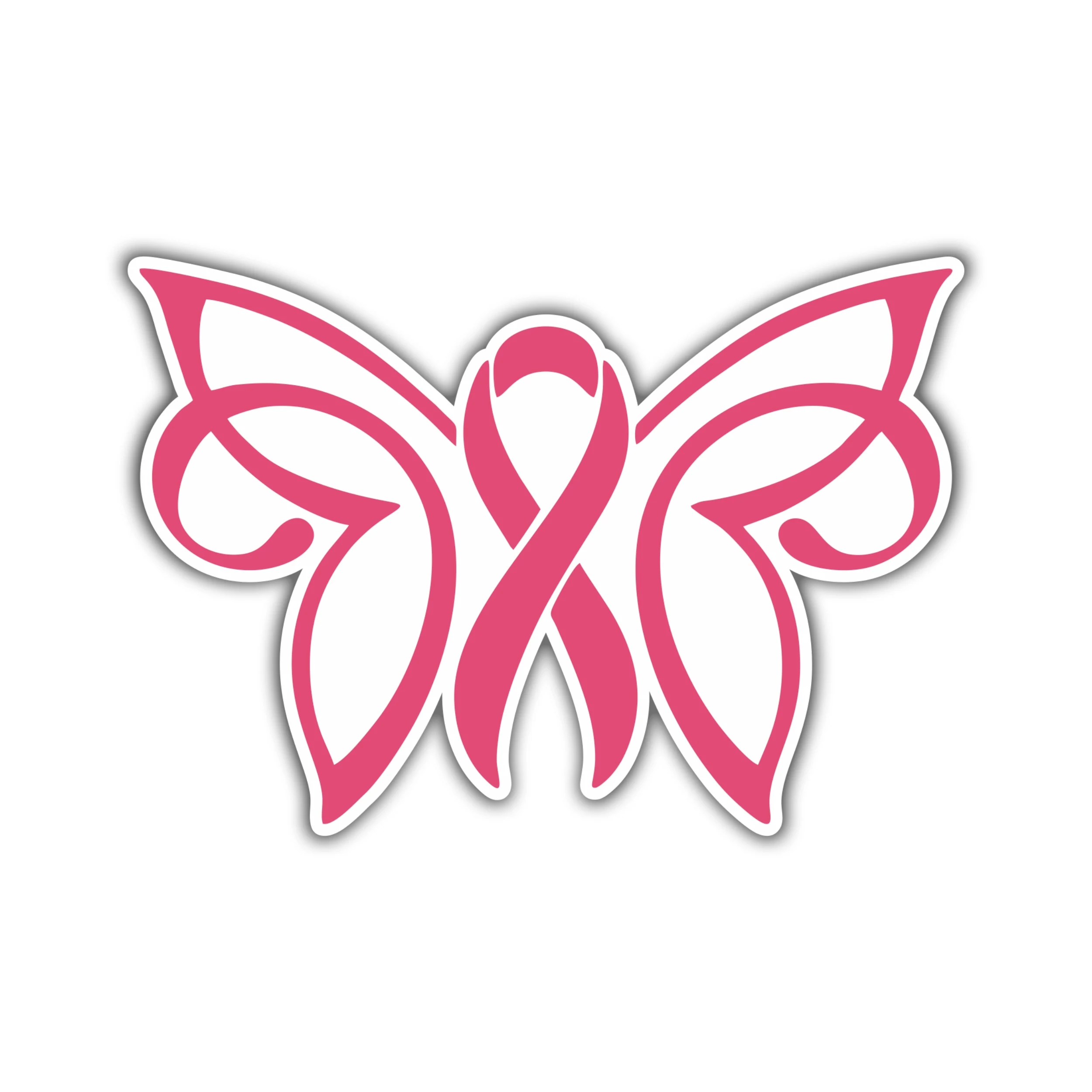 Breast Cancer Awareness Full Color Vinyl Decal - Custom Size (Copy)