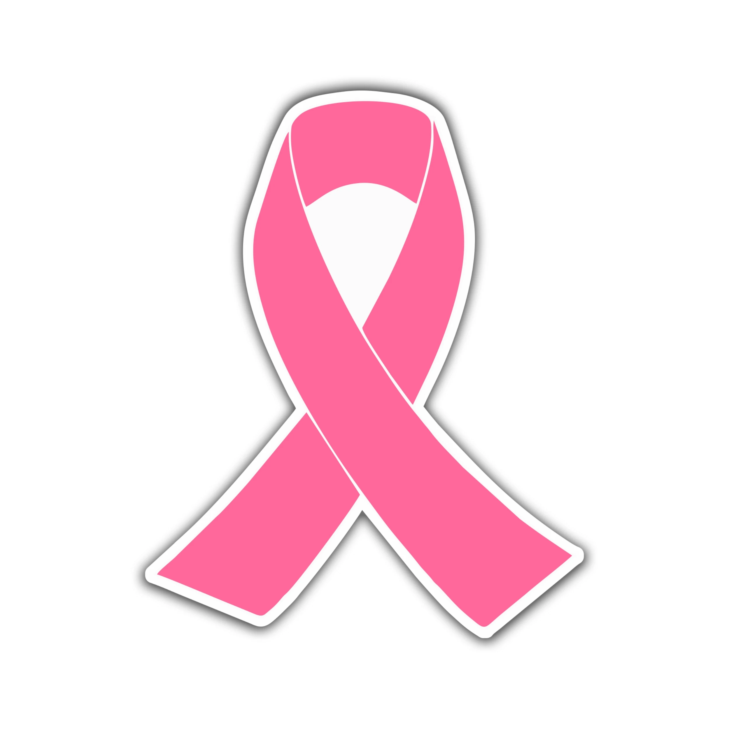 Breast Cancer Awareness Full Color Vinyl Decal - Custom Size