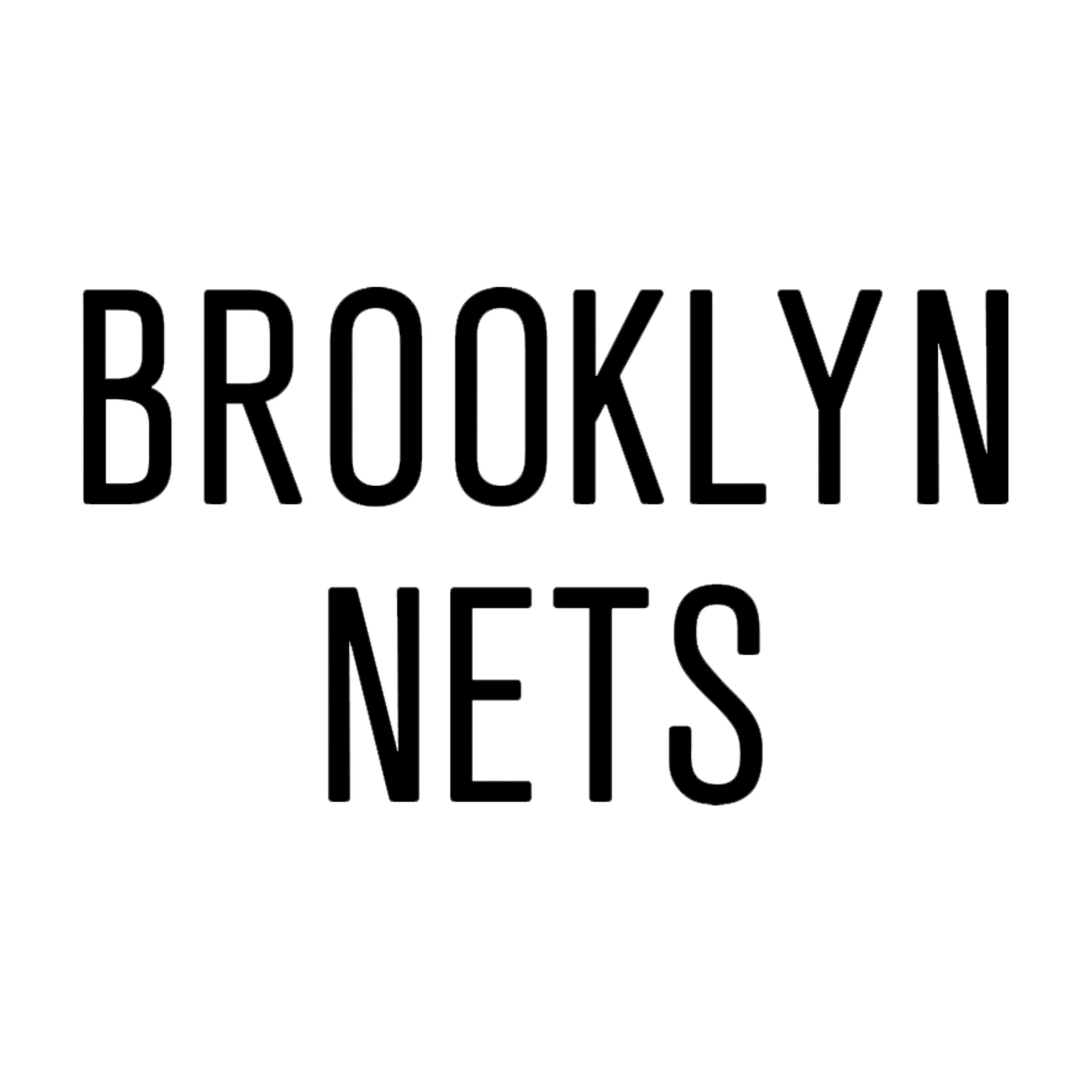 Brooklyn Nets Vinyl Decal - Custom Size