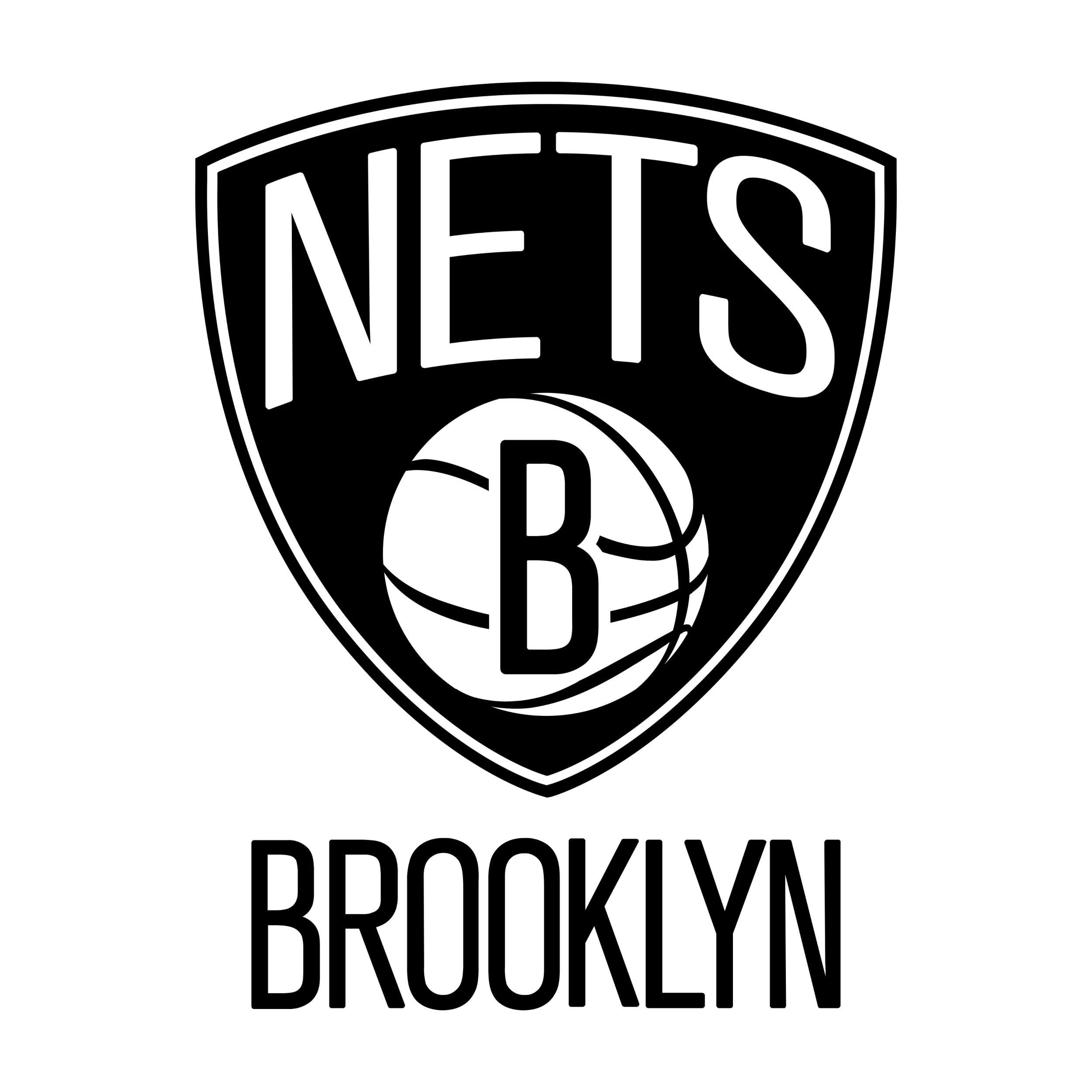 Brooklyn Nets Vinyl Decal - Custom Size