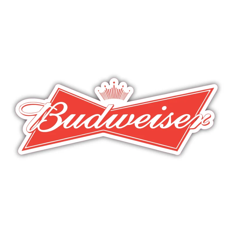 Budweiser - Iron On DTF Transfer - Custom Size
