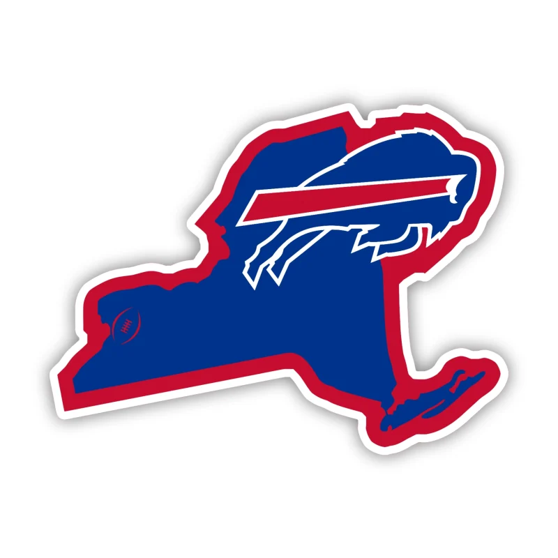 Buffalo Bills - Bills State - Iron On DTF Transfer - Custom Size