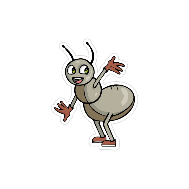 Bug Full Color Vinyl Decal - Custom Size