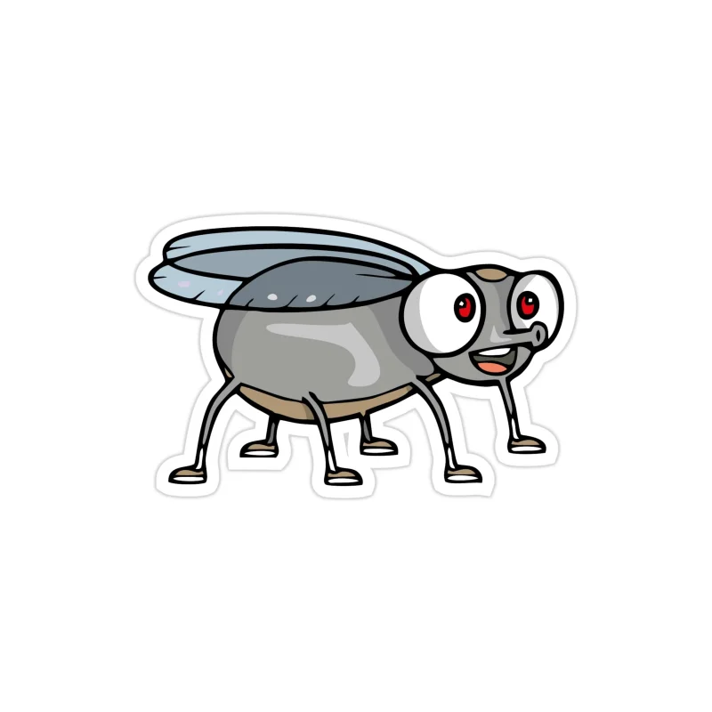 Bug Full Color Vinyl Decal - Custom Size