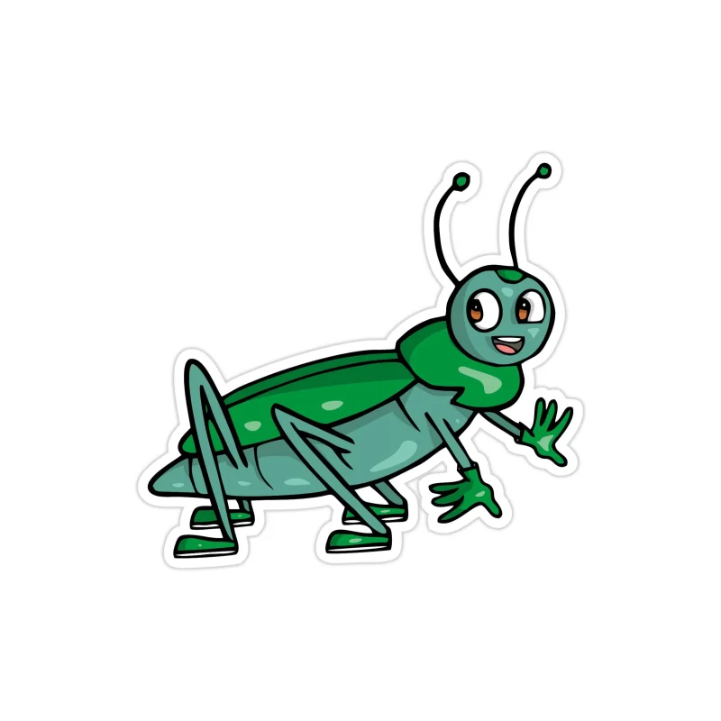 Bug Full Color Vinyl Decal - Custom Size
