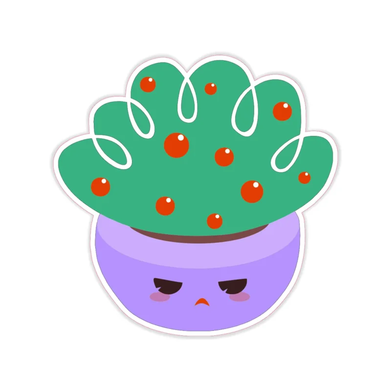 Cactus Full Color Vinyl Decal - Custom Size