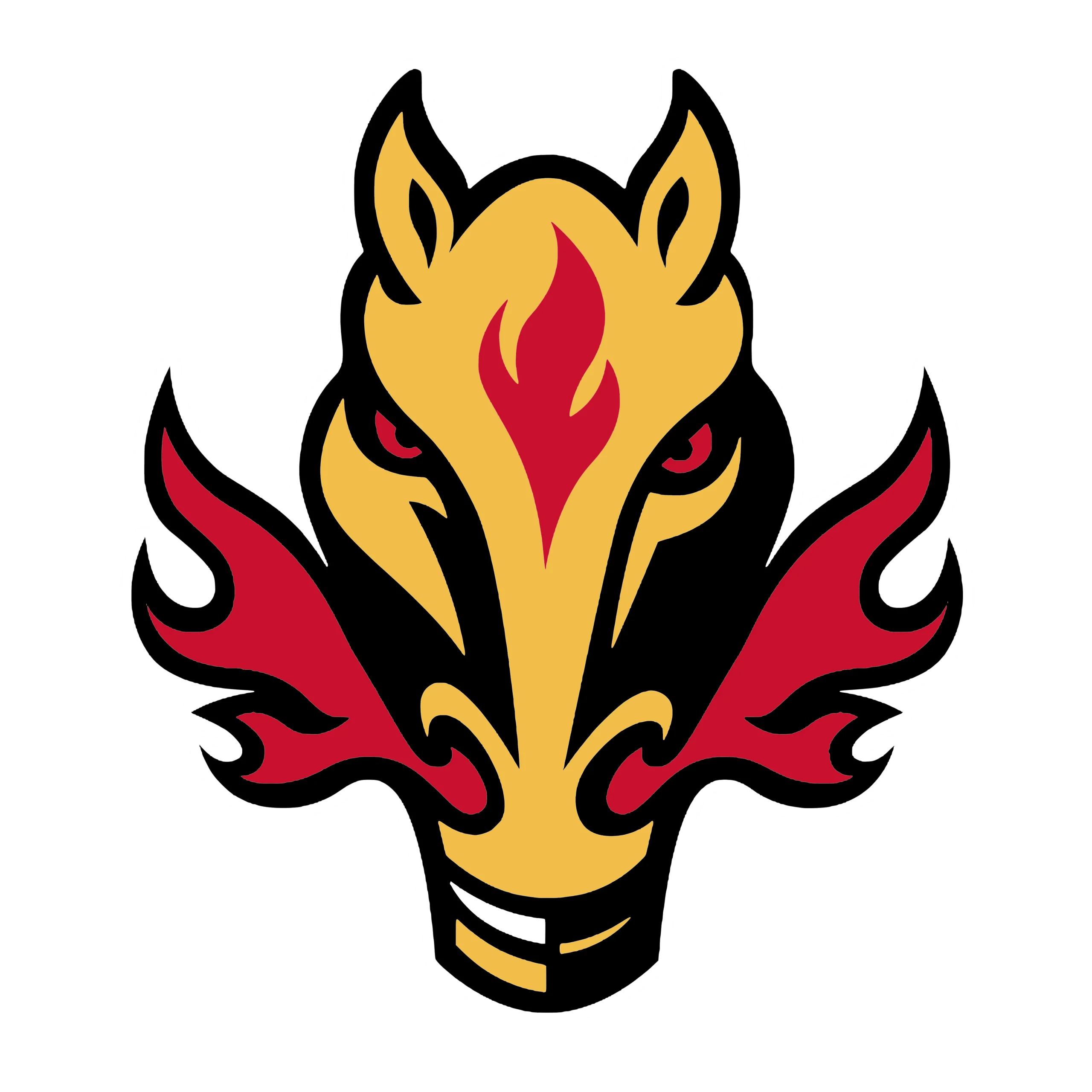 Calgary Flames - Blasty - Iron On DTF Transfer - Custom Size