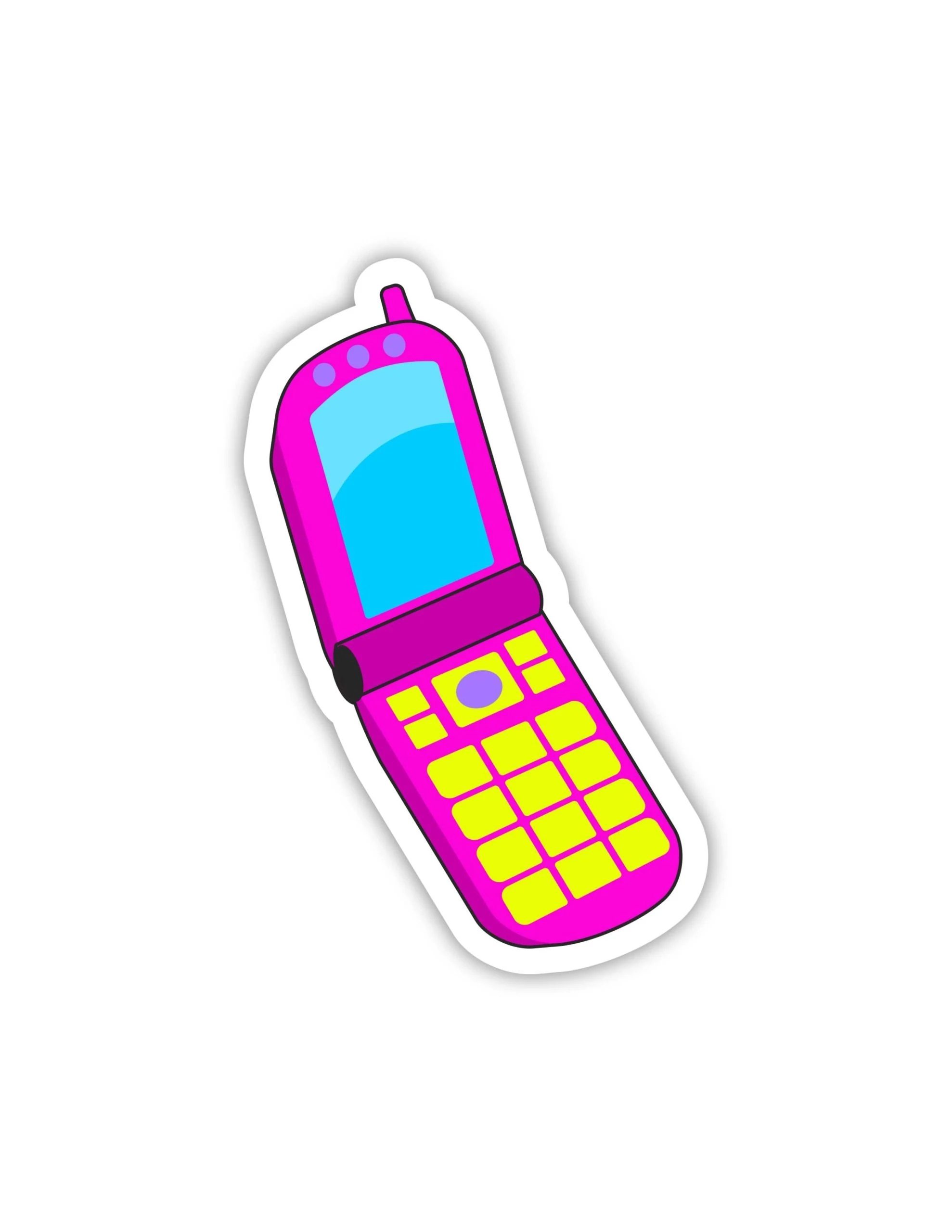 Cell Phone - Full Color Vinyl Decal