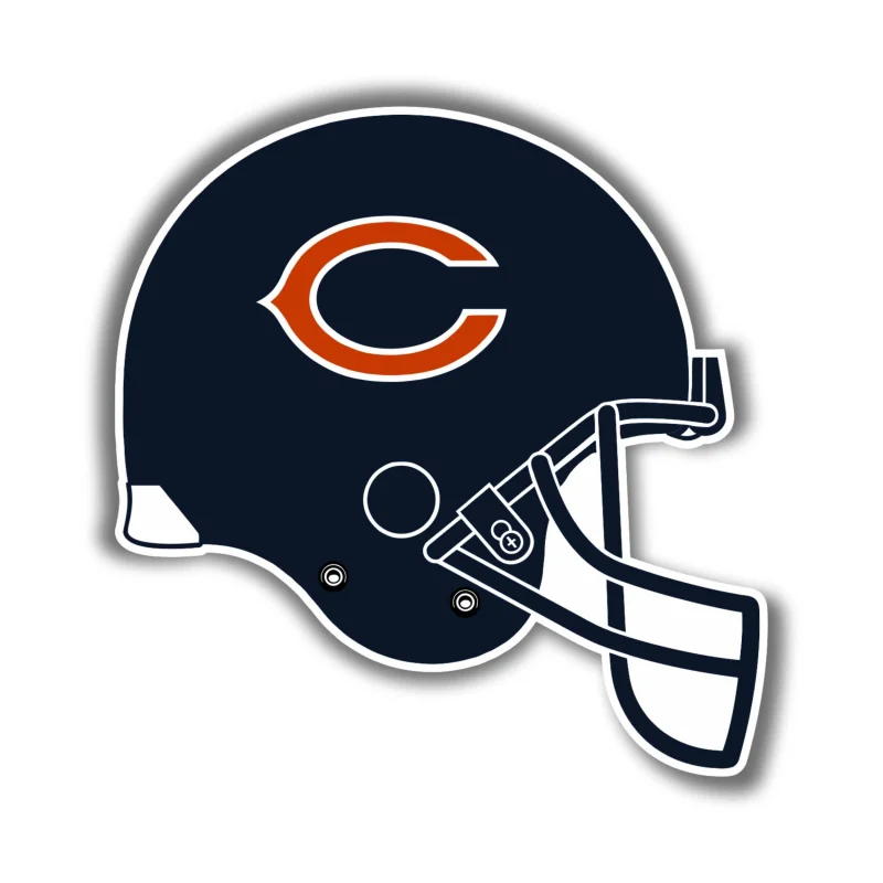 Chicago Bears Full Color Vinyl Sticker - Custom Size
