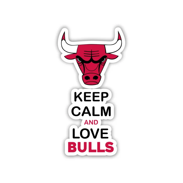 Chicago Bulls – Keep Calm And Love Bulls – Temporary Tattoo – Sports ...