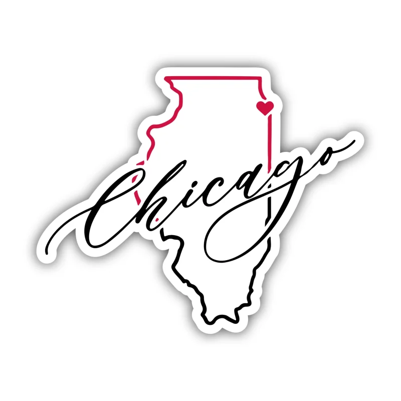 Chicago Bulls - State With Chicago - Temporary Tattoo