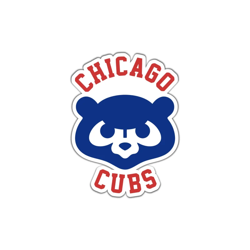 Chicago Cubs - Cub Head With Name - Temporary Tattoo