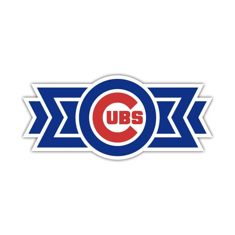 Chicago Cubs - Full Color Vinyl Sticker - Custom Size