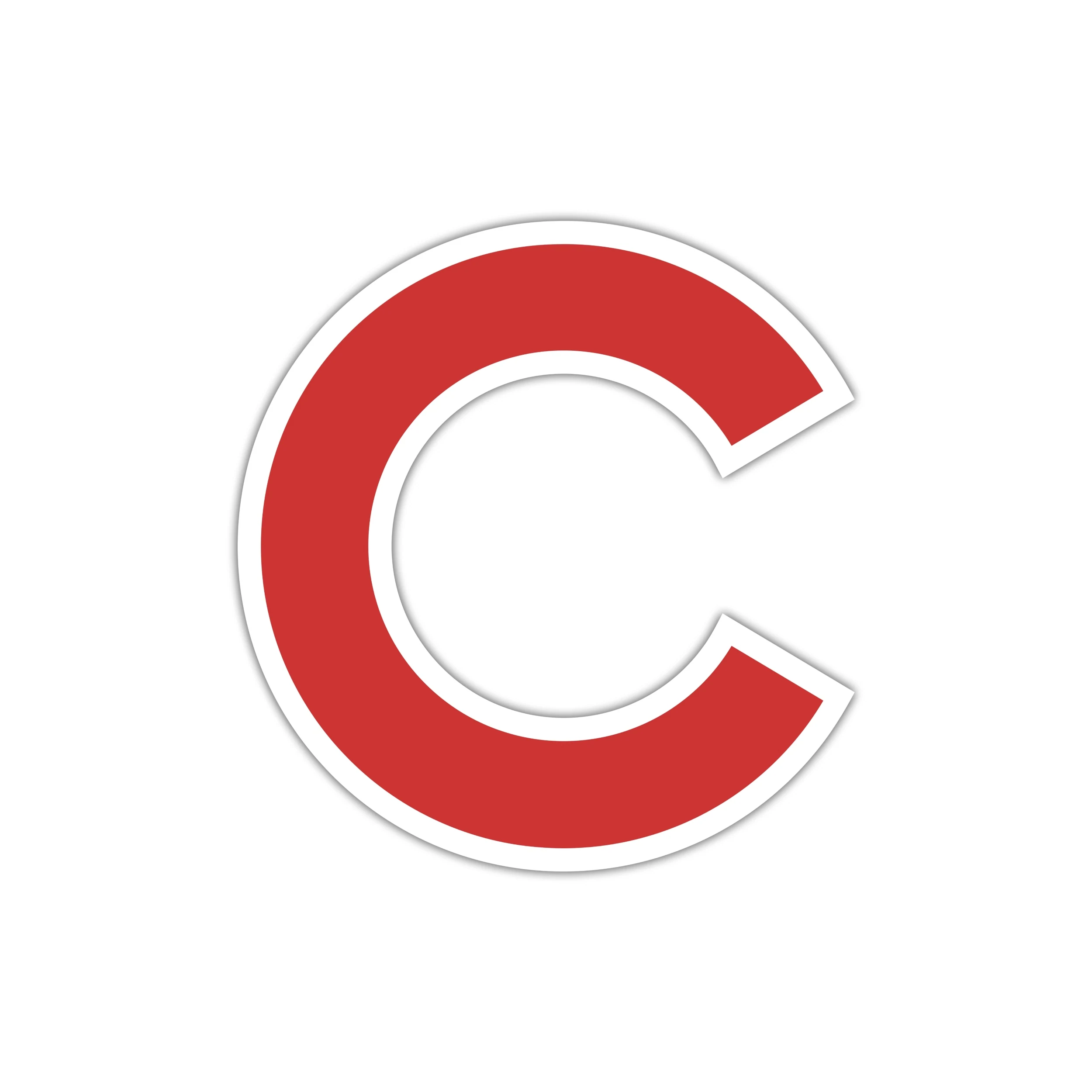 Chicago Cubs - Red C - Iron On DTF Transfer - Custom Size