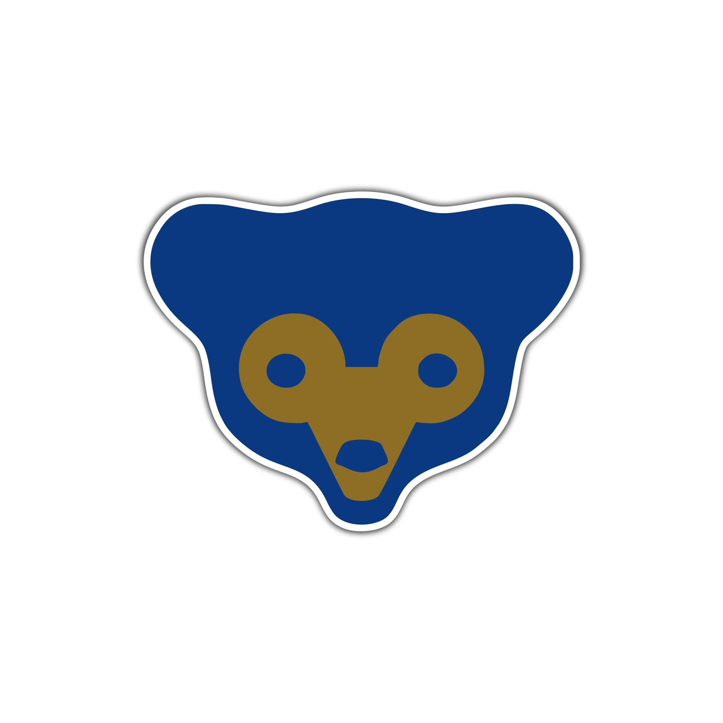 Chicago Cubs - Retro Bear - Iron On DTF Transfer - Custom Size