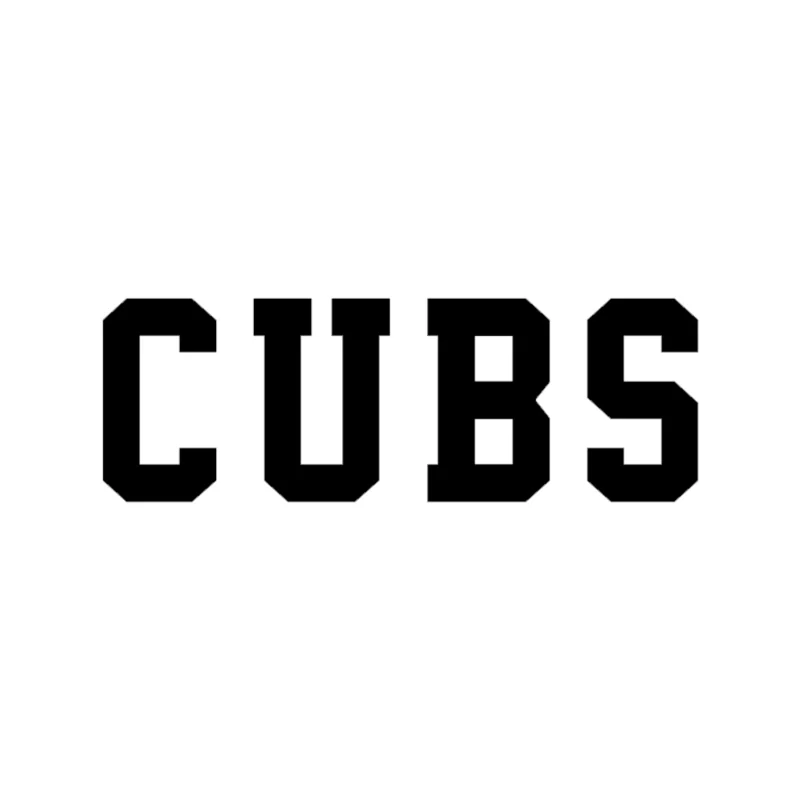 Chicago Cubs Vinyl Decal - Custom Size